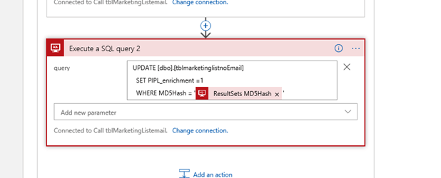 Set a flag in the record to show it has been processed